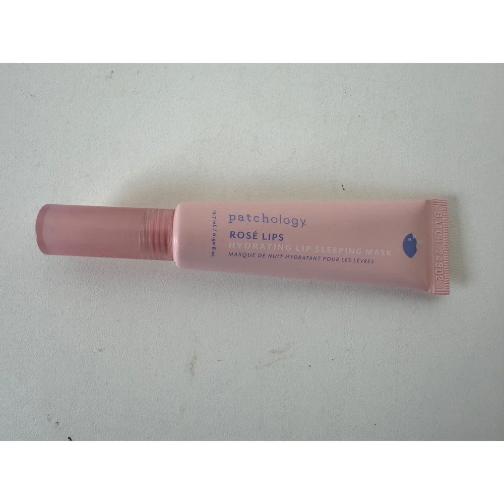 Patchology Lip Sleeping Mask Rose Lips Hydrating Overnight Lip Balm 0.5 oz Ne